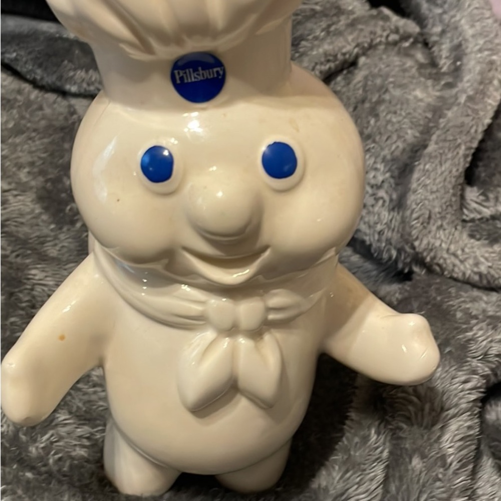 1988 Pillsbury dough boy wooden spoon holder